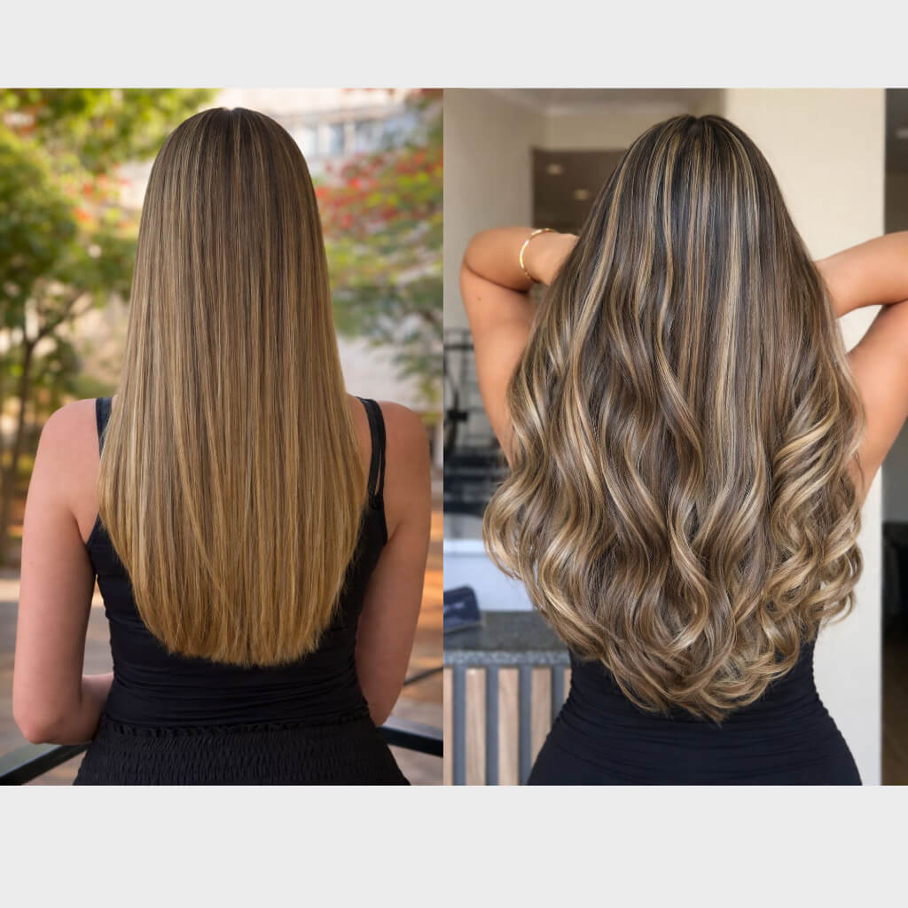 Resultado de um cabelo, duas versões realizado na Renove